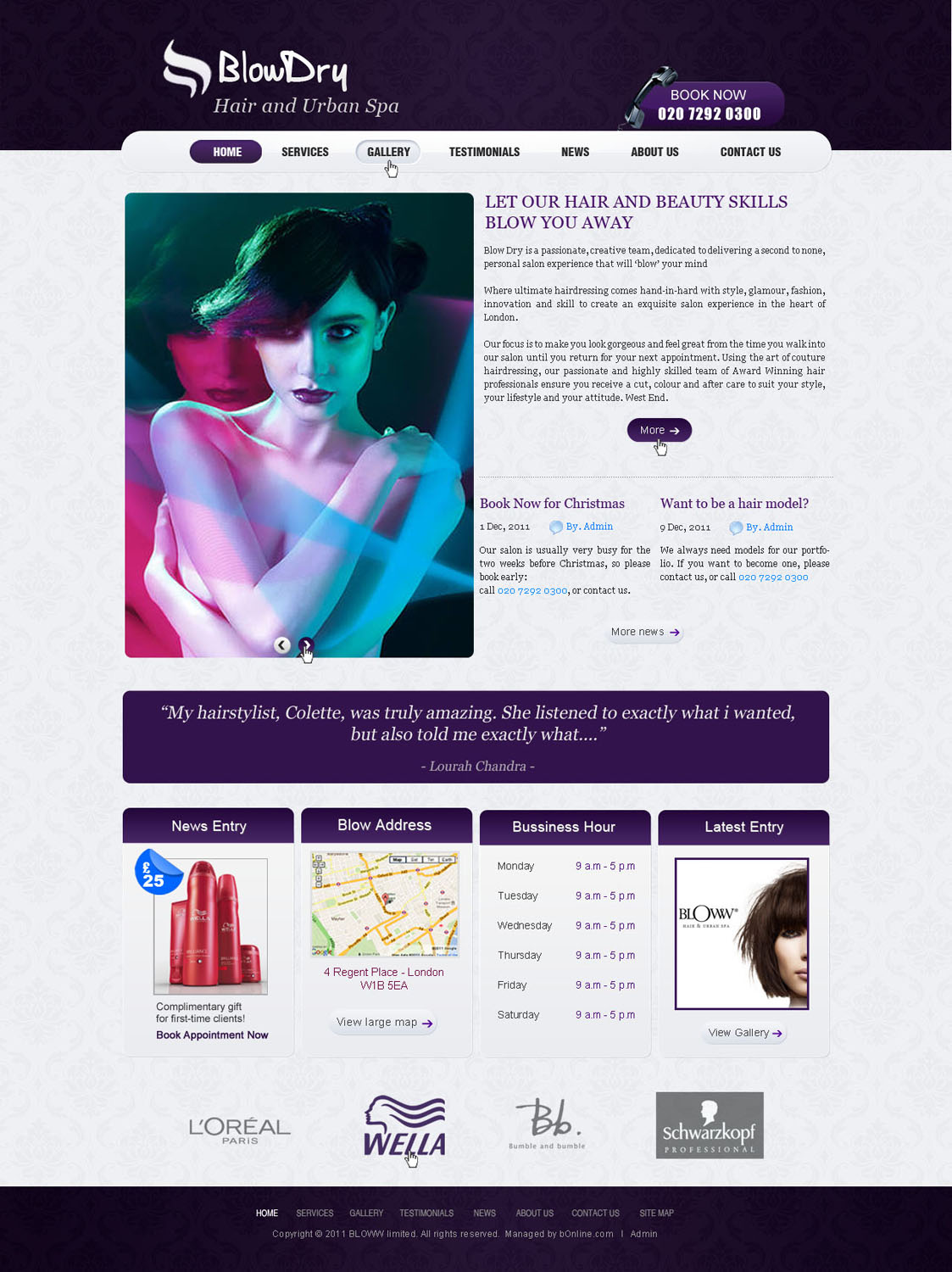 Web Design by AriefK for bOnline Ltd. | Design #540449