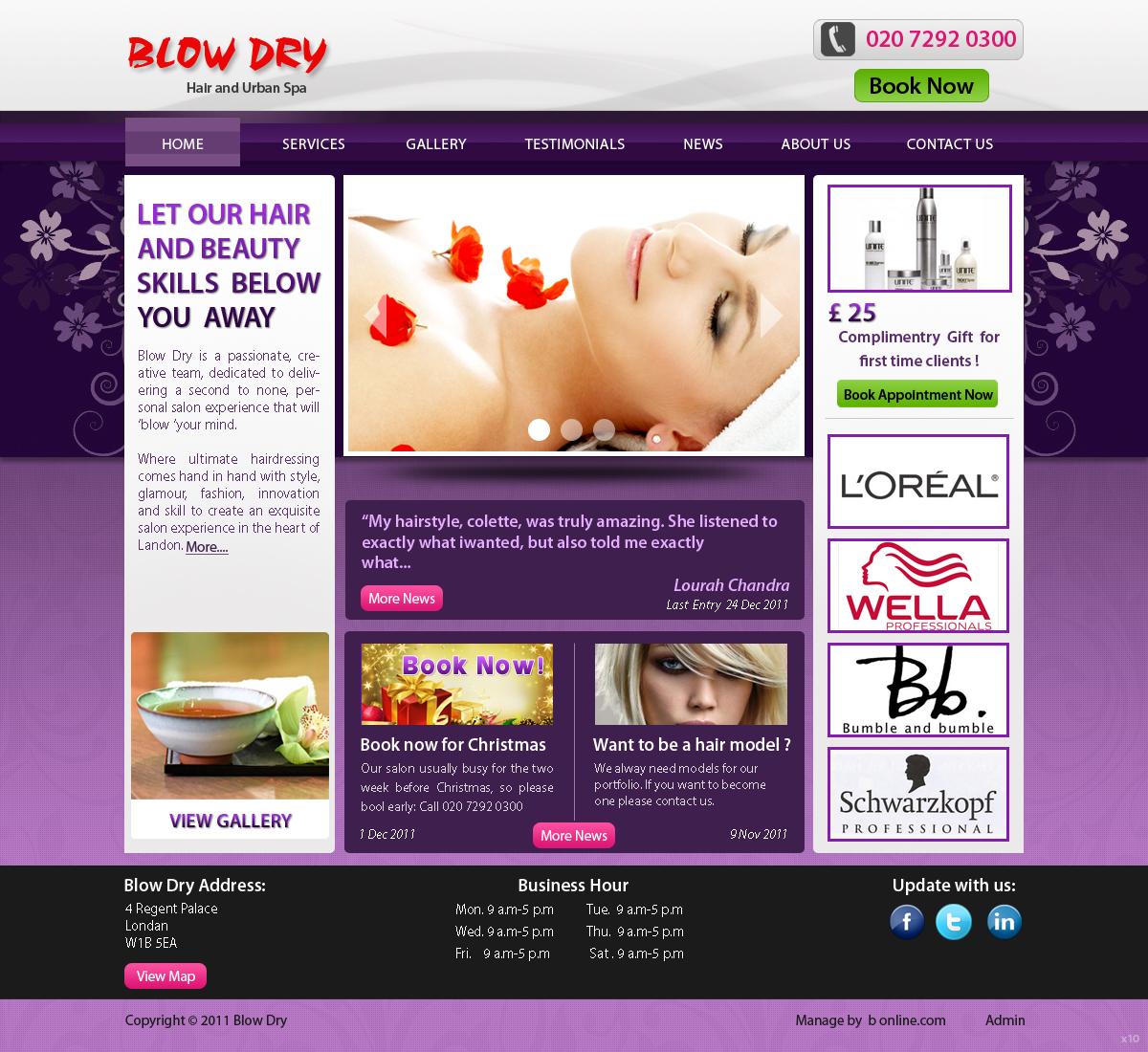 Web Design by pb for bOnline Ltd. | Design #537775