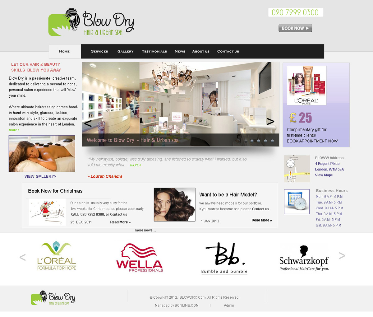 Web Design by pb for bOnline Ltd. | Design #537780