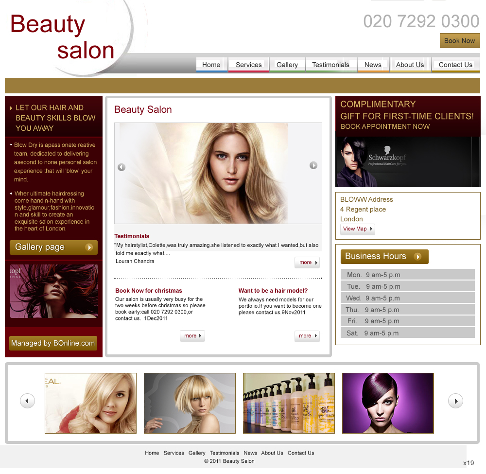 Web Design by pb for bOnline Ltd. | Design #538143