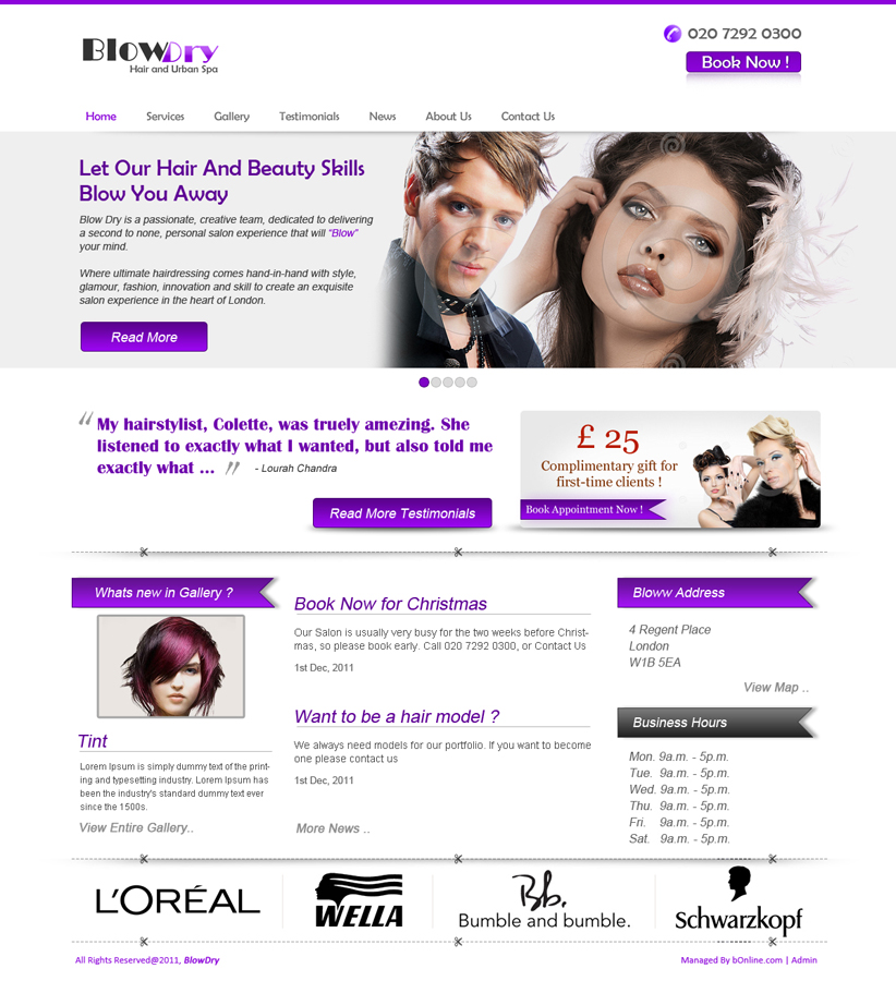 Web Design par XtrabitDesigns pour bOnline Ltd. | Design #537404