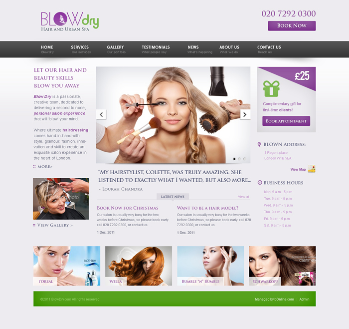 Web Design par the-lion-king pour bOnline Ltd. | Design #534603