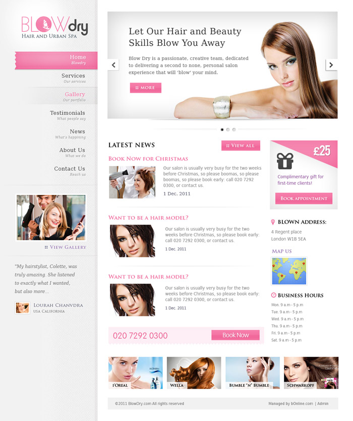 Web Design by the-lion-king for bOnline Ltd. | Design #538532