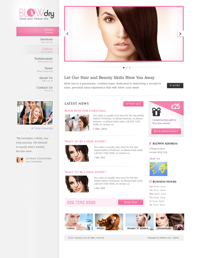Web Design by the-lion-king for bOnline Ltd. | Design #539972