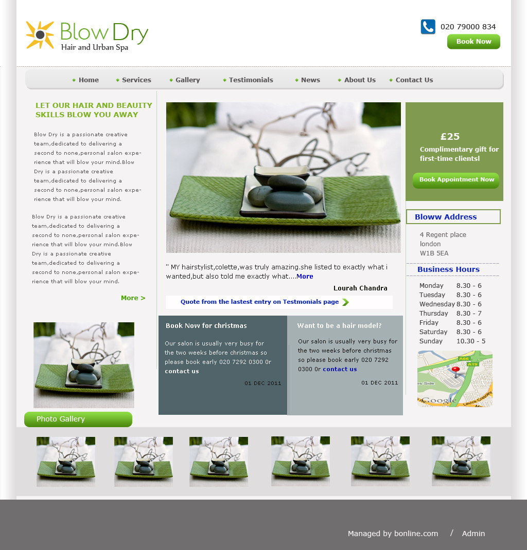 Web Design by GK for bOnline Ltd. | Design #539565