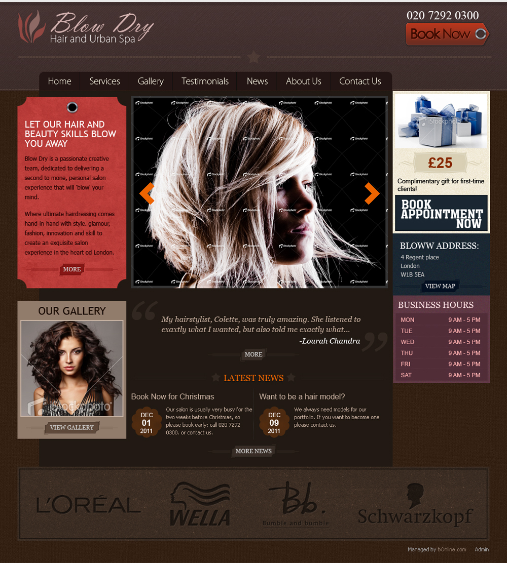 Web Design by ShreejiAkshar for bOnline Ltd. | Design #535322