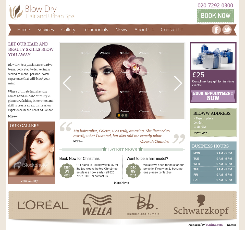 Web Design by ShreejiAkshar for bOnline Ltd. | Design #537283