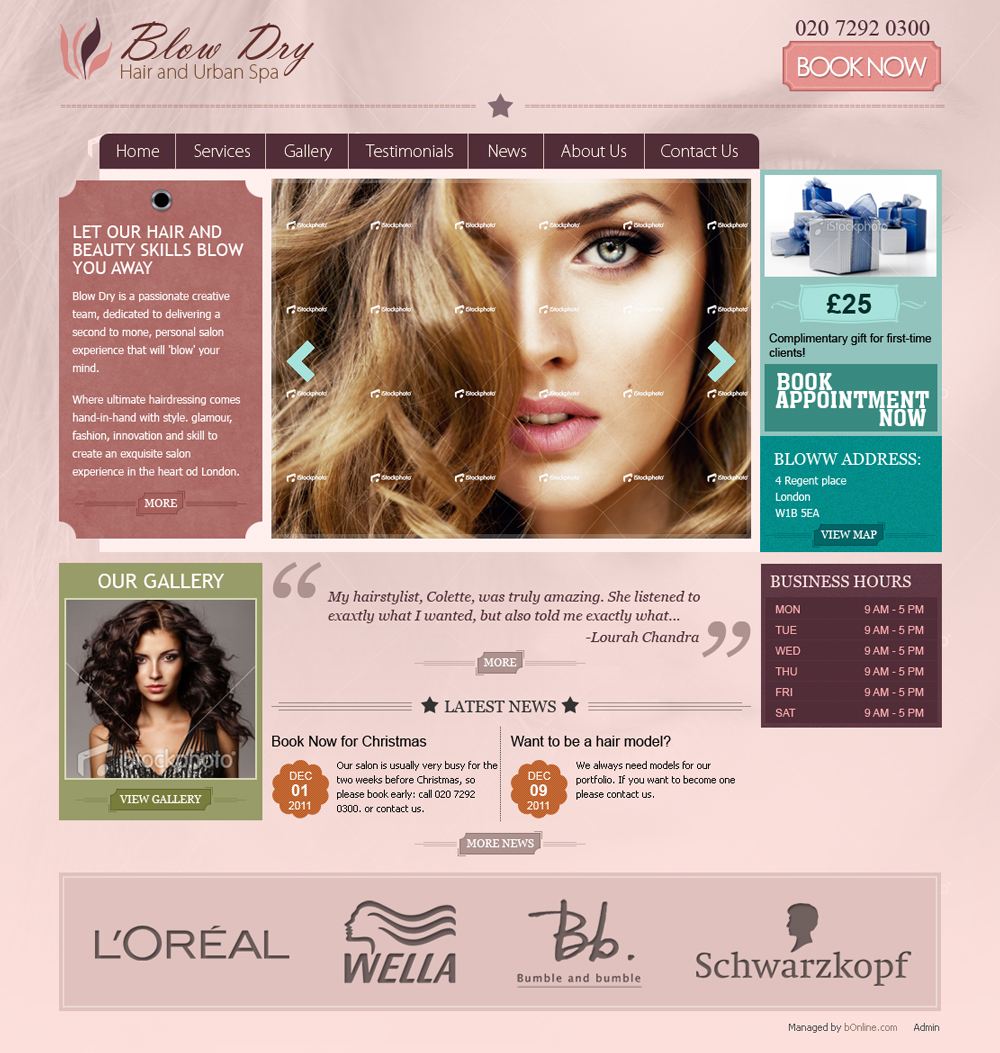 Web Design by ShreejiAkshar for bOnline Ltd. | Design #537286