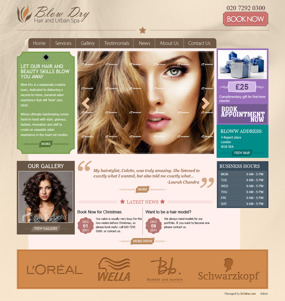 Web Design by ShreejiAkshar for bOnline Ltd. | Design #537289