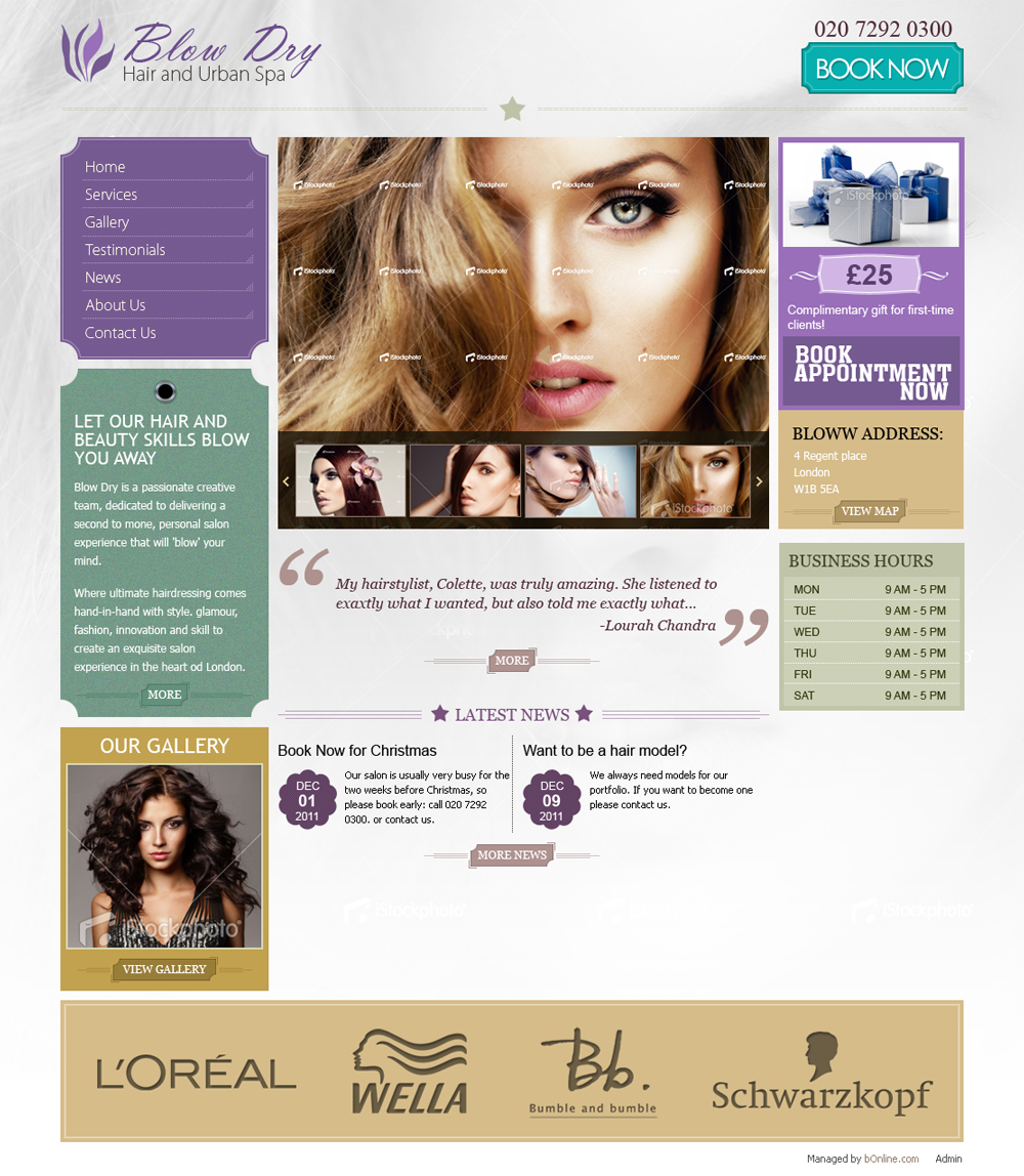 Web Design by ShreejiAkshar for bOnline Ltd. | Design #538680