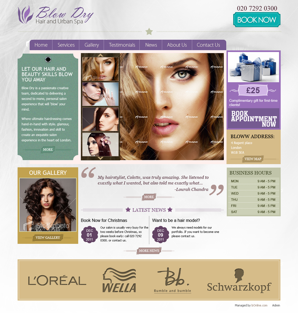 Web Design by ShreejiAkshar for bOnline Ltd. | Design #538683