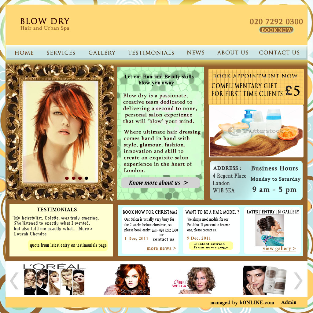 Web Design by witslab for bOnline Ltd. | Design #539300