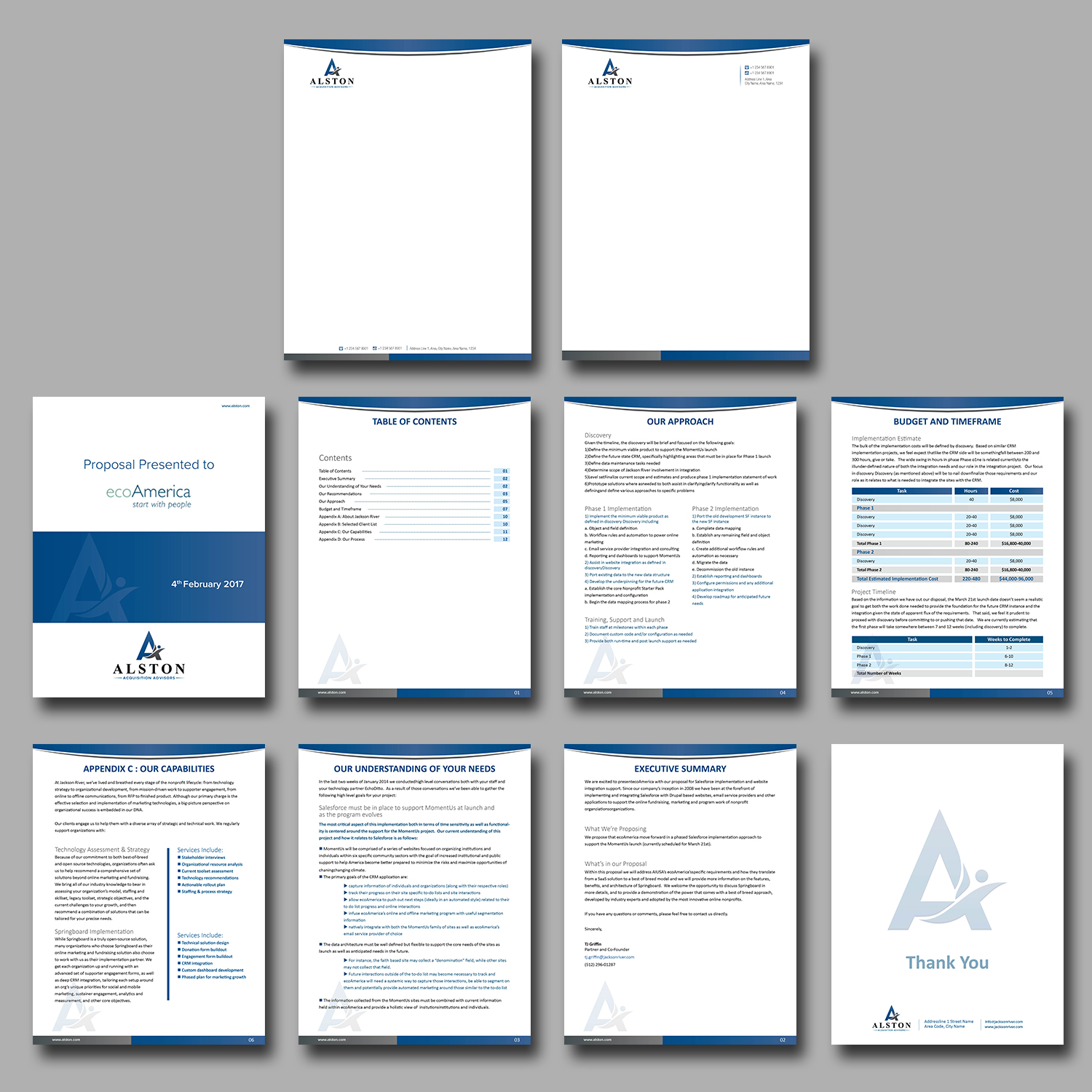 Stationery Design by kousik for Alston Global Strategies LLC | Design #13587694
