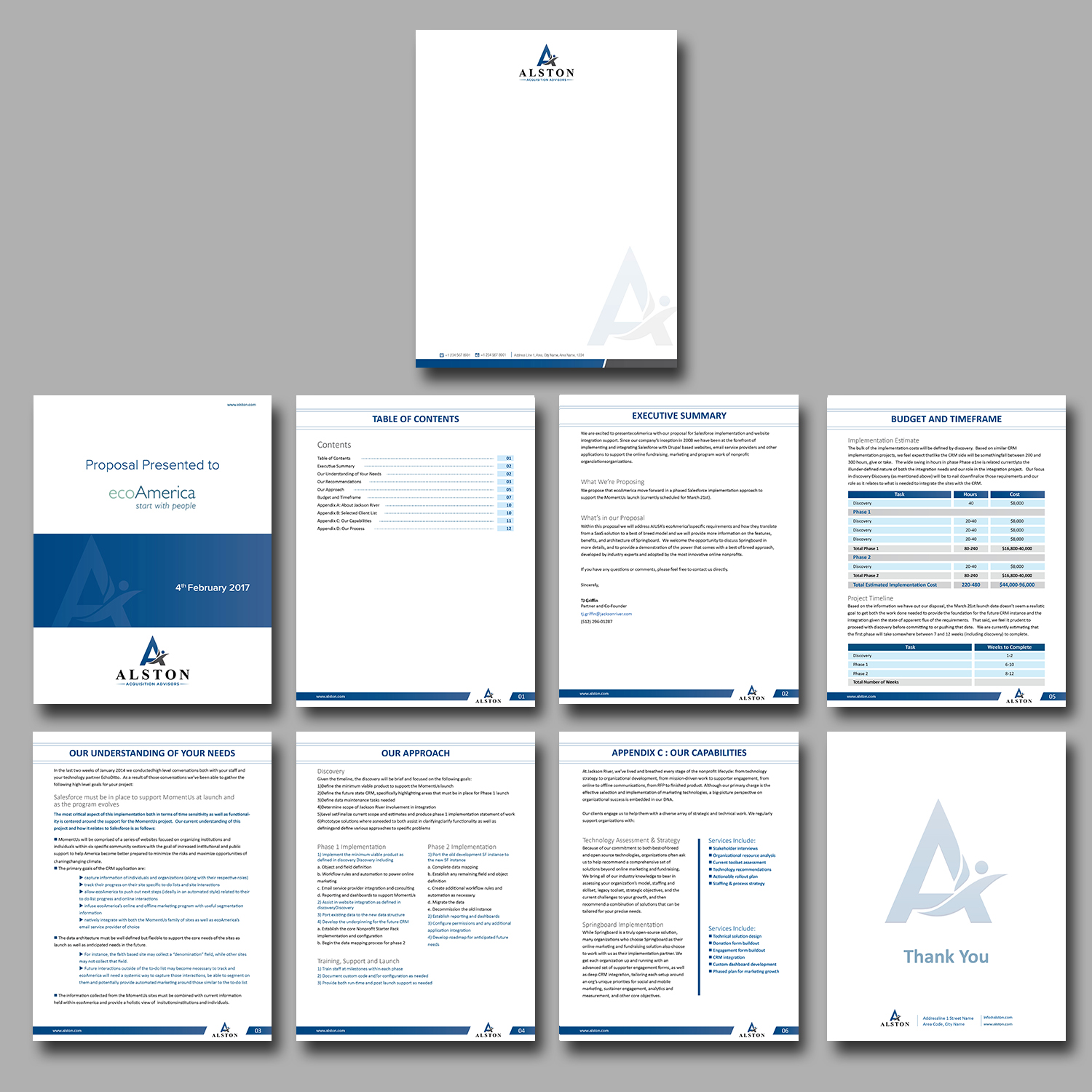 Stationery Design by kousik for Alston Global Strategies LLC | Design #13609033