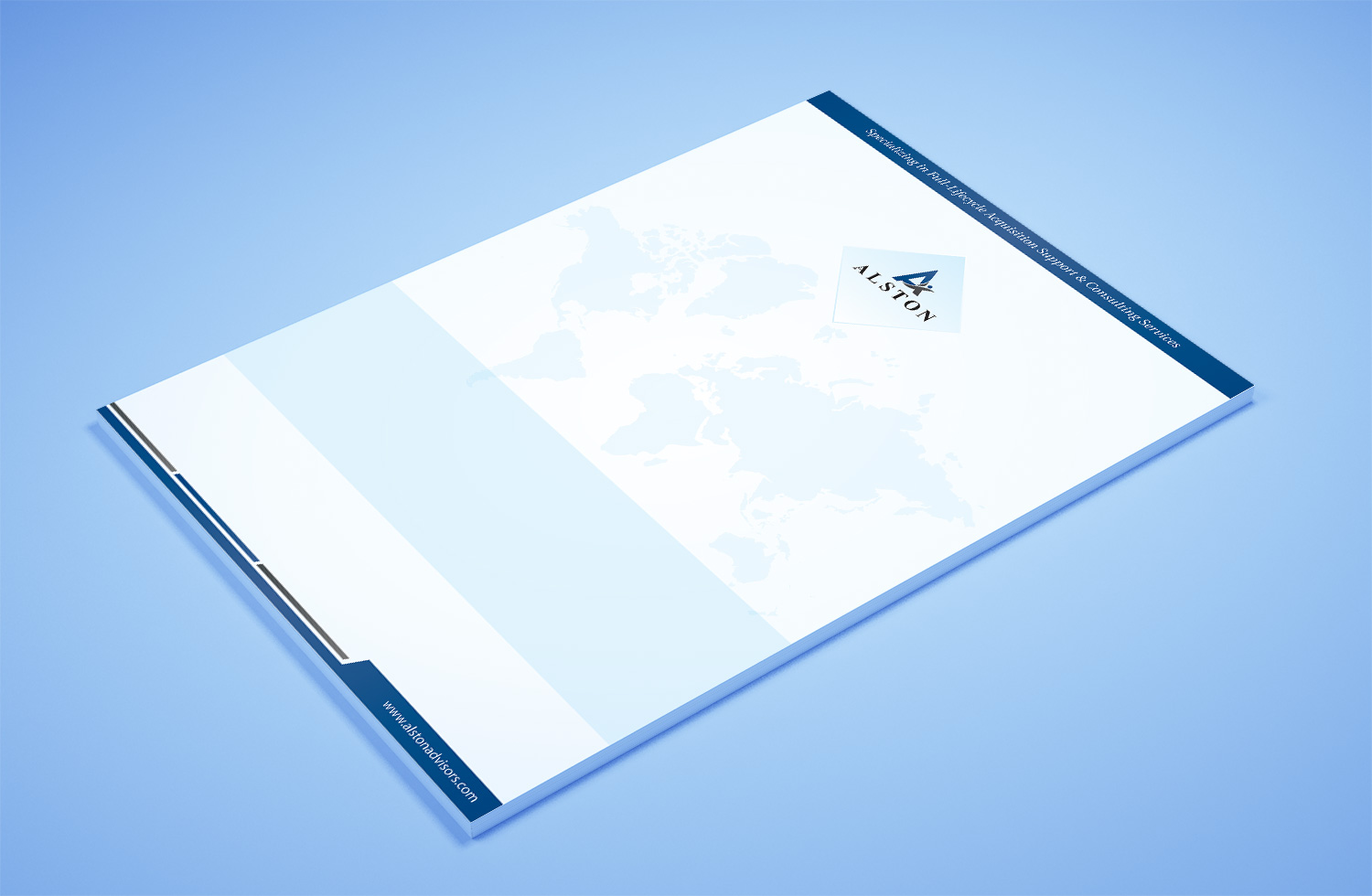 Schreibwaren-Design von Petter Goms für Alston Global Strategies LLC | Design #13613162