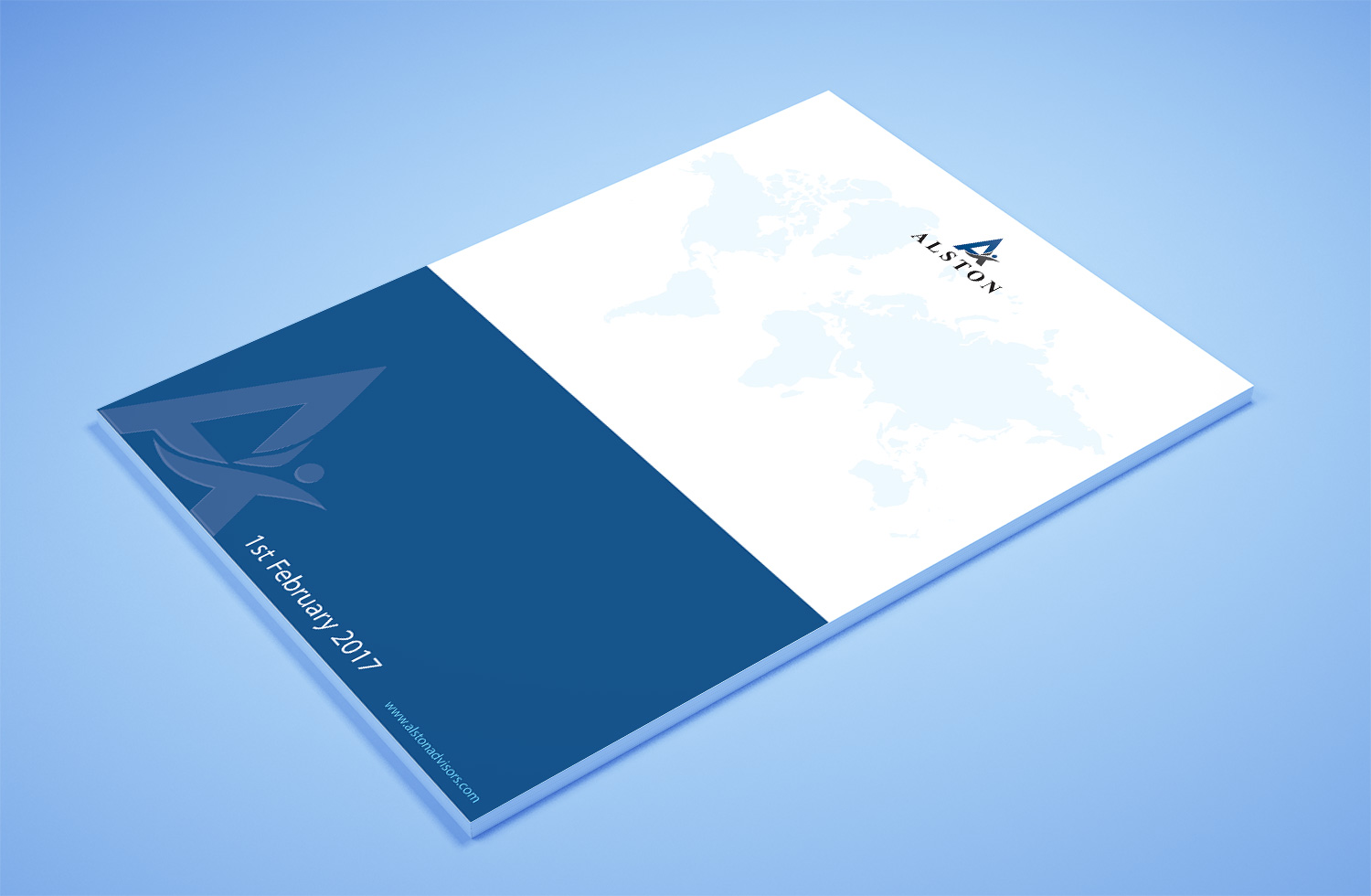 Schreibwaren-Design von Petter Goms für Alston Global Strategies LLC | Design #13613336