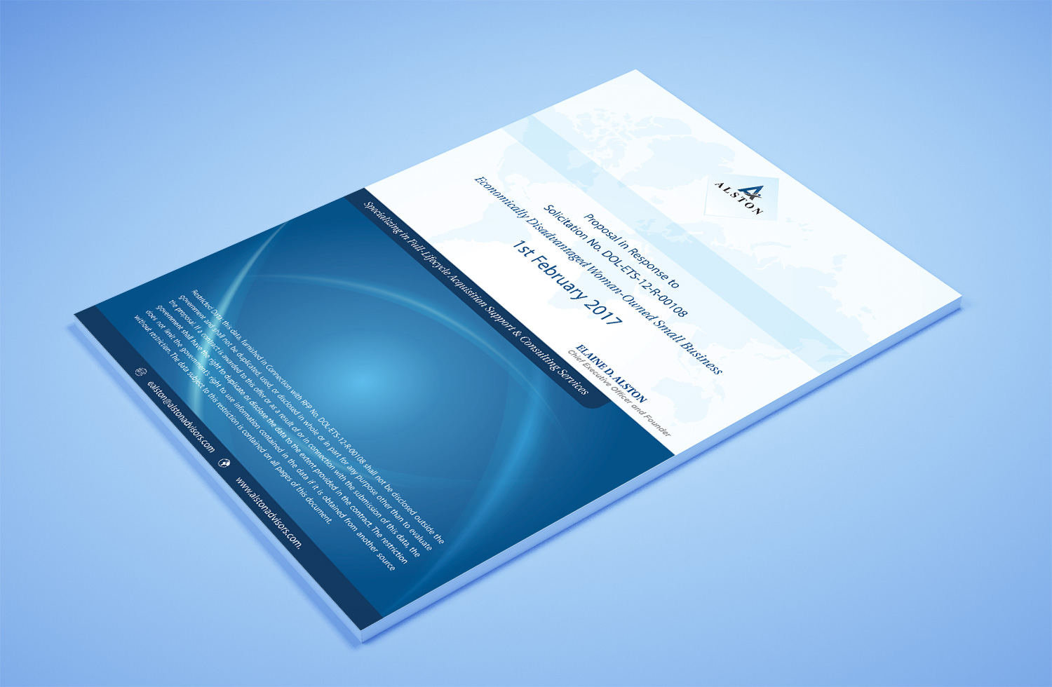 Schreibwaren-Design von Petter Goms für Alston Global Strategies LLC | Design #13613624