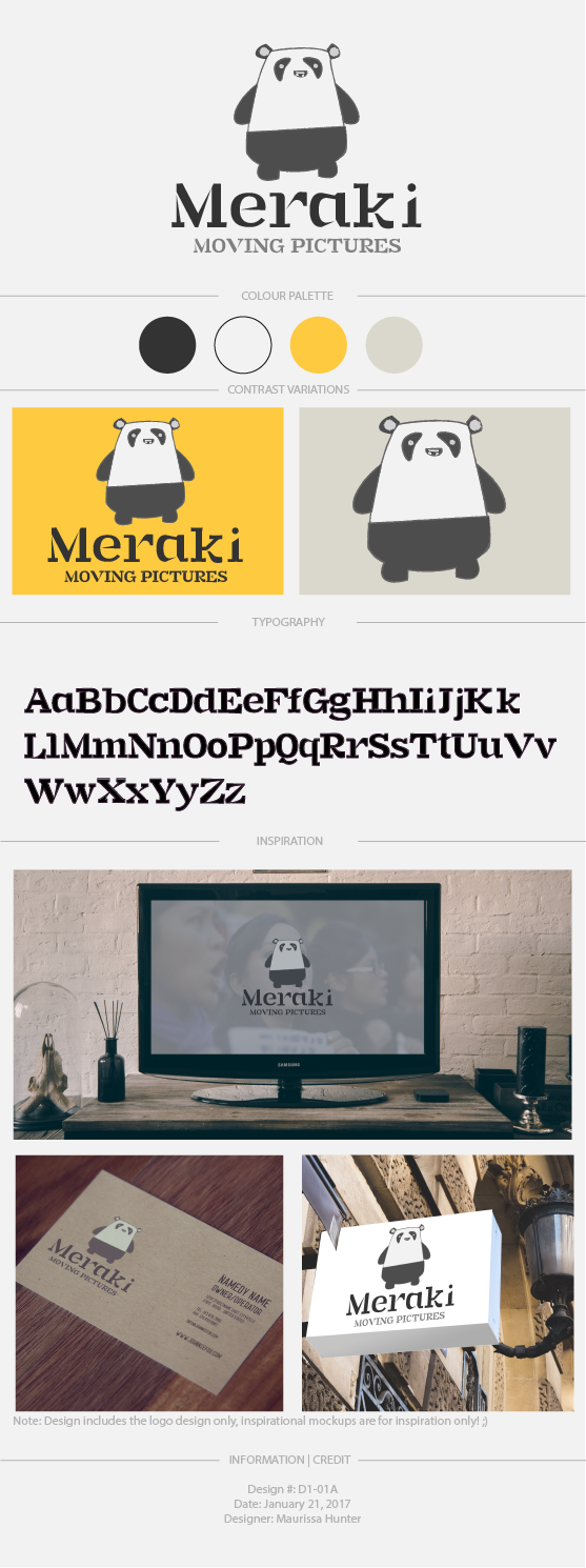 Diseño de Logo por Maurissahunter para Meraki Moving Pictures | Diseño #13450603