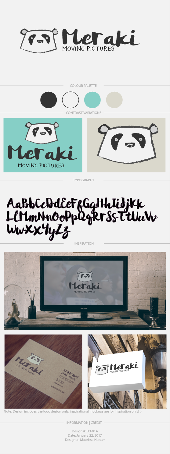 Diseño de Logo por Maurissahunter para Meraki Moving Pictures | Diseño #13451480