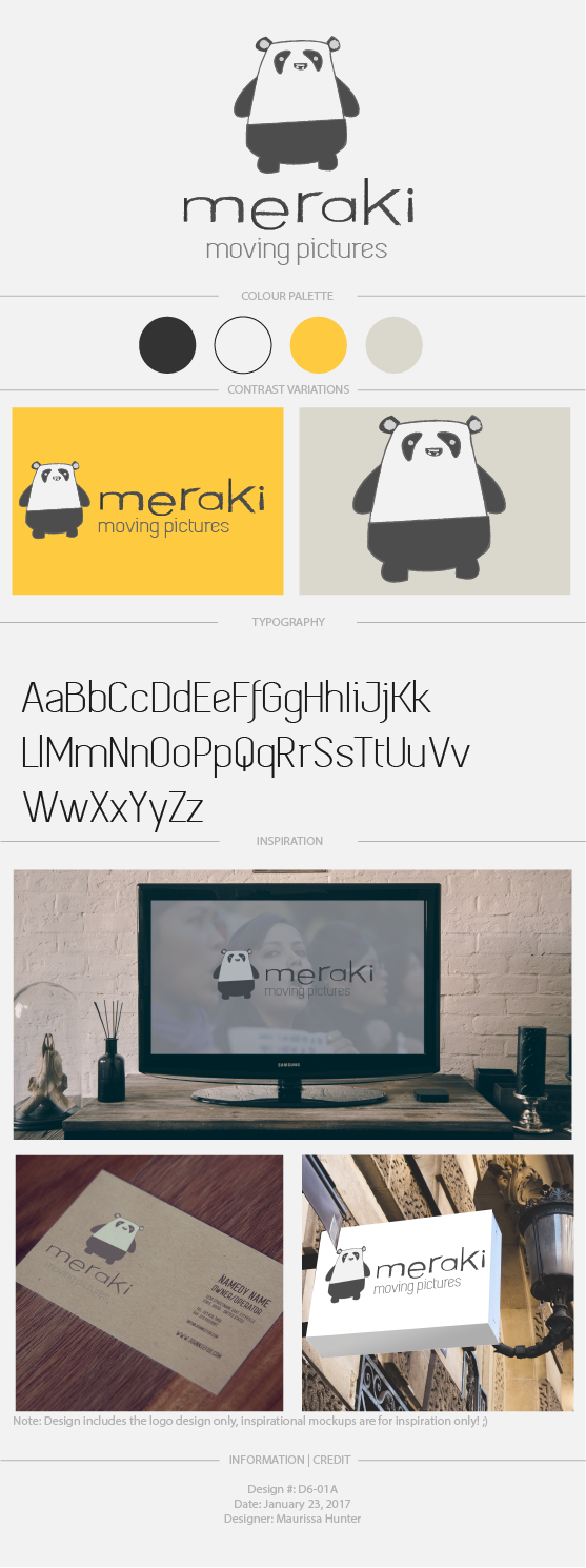 Logo Design by Maurissahunter for Meraki Moving Pictures | Design #13459121