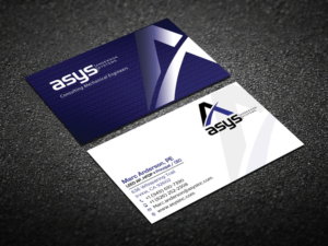 Design de Carte de Visite par Verified artistry (Design garden) pour asys, inc | Design : #13453118