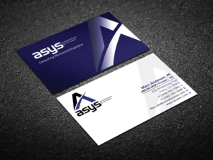 Design de Carte de Visite par Verified artistry (Design garden) pour asys, inc | Design : #13453119