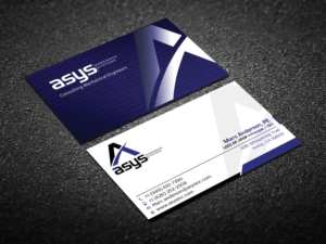 Visitenkarten-Design von Verified artistry (Design garden) für asys, inc | Design: #13453122