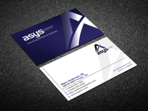 Design de Carte de Visite par Verified artistry (Design garden) pour asys, inc | Design : #13453123