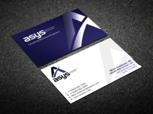 Visitenkarten-Design von Verified artistry (Design garden) für asys, inc | Design: #13453127