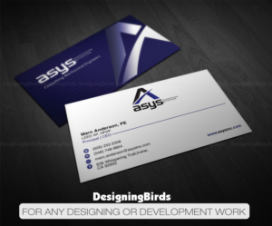 Visitenkarten-Design von Designing Birds für asys, inc | Design: #13438492