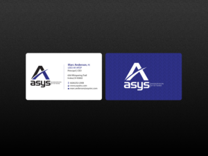 Visitenkarten-Design von Creations Box 2015 für asys, inc | Design: #13439114