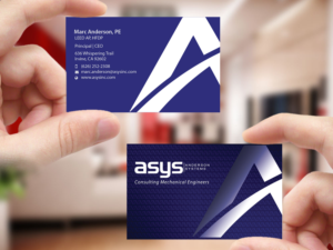 Visitenkarten-Design von Creations Box 2015 für asys, inc | Design: #13439120