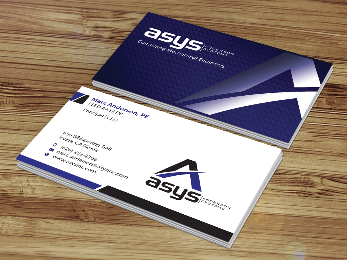 Business Card Design by Creations Box 2015 for asys, inc | Design #13439121