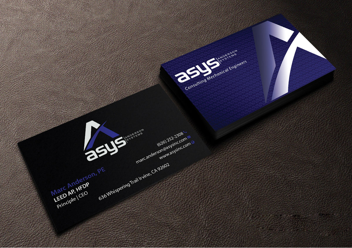 Business Card Design by Creations Box 2015 for asys, inc | Design #13439229