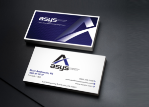 Design de Carte de Visite par Creations Box 2015 pour asys, inc | Design : #13439230