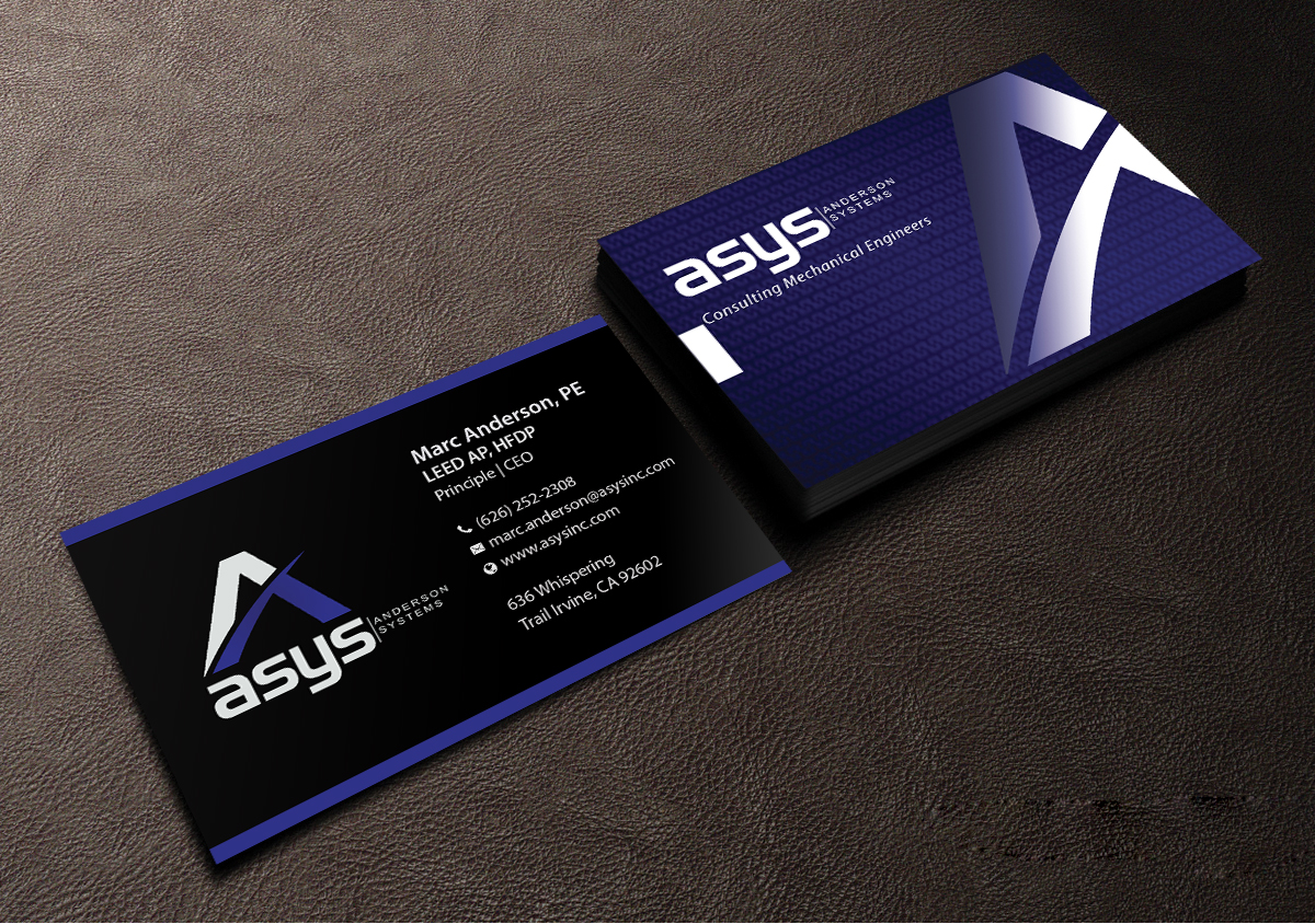 Business Card Design by Creations Box 2015 for asys, inc | Design #13439231