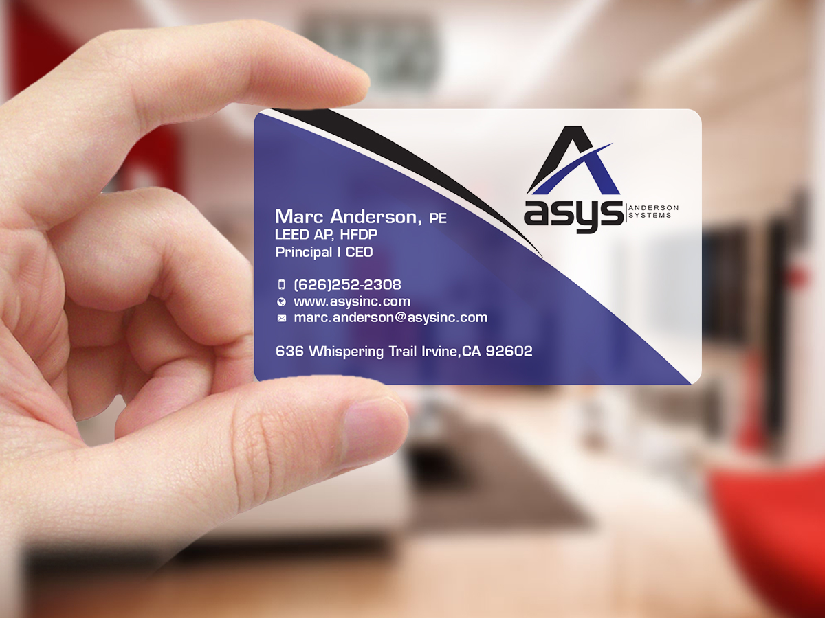 Business Card Design by Creations Box 2015 for asys, inc | Design #13455607