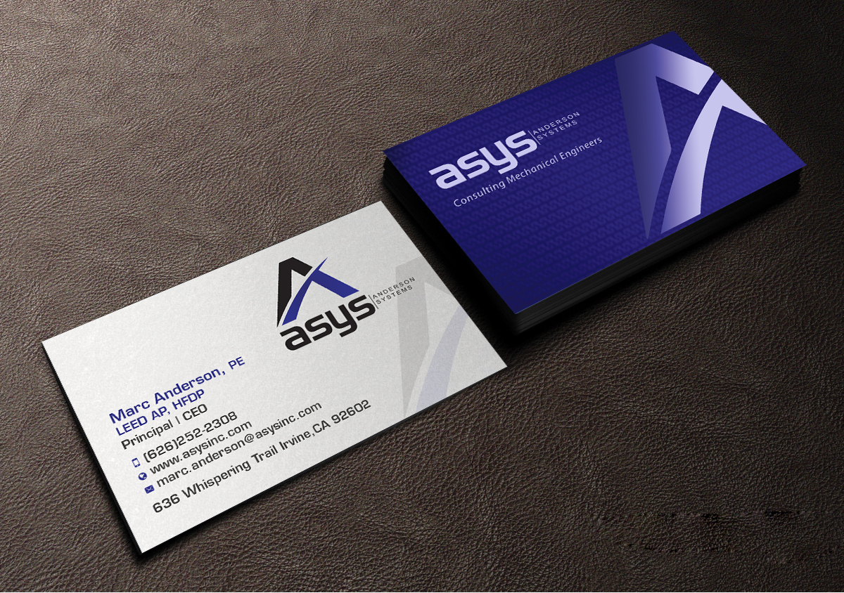Design de Carte de Visite par Creations Box 2015 pour asys, inc | Design #13455608