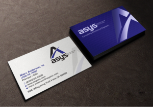 Design de Carte de Visite par Creations Box 2015 pour asys, inc | Design : #13455608