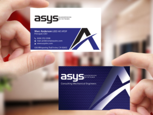 Visitenkarten-Design von Creations Box 2015 für asys, inc | Design: #13458720