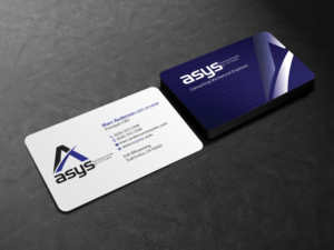 Visitenkarten-Design von Creations Box 2015 für asys, inc | Design: #13471134