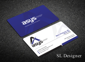 Visitenkarten-Design von SL Designer für asys, inc | Design: #13437249