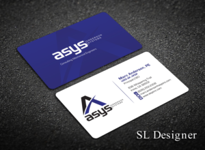 Visitenkarten-Design von SL Designer für asys, inc | Design: #13437257