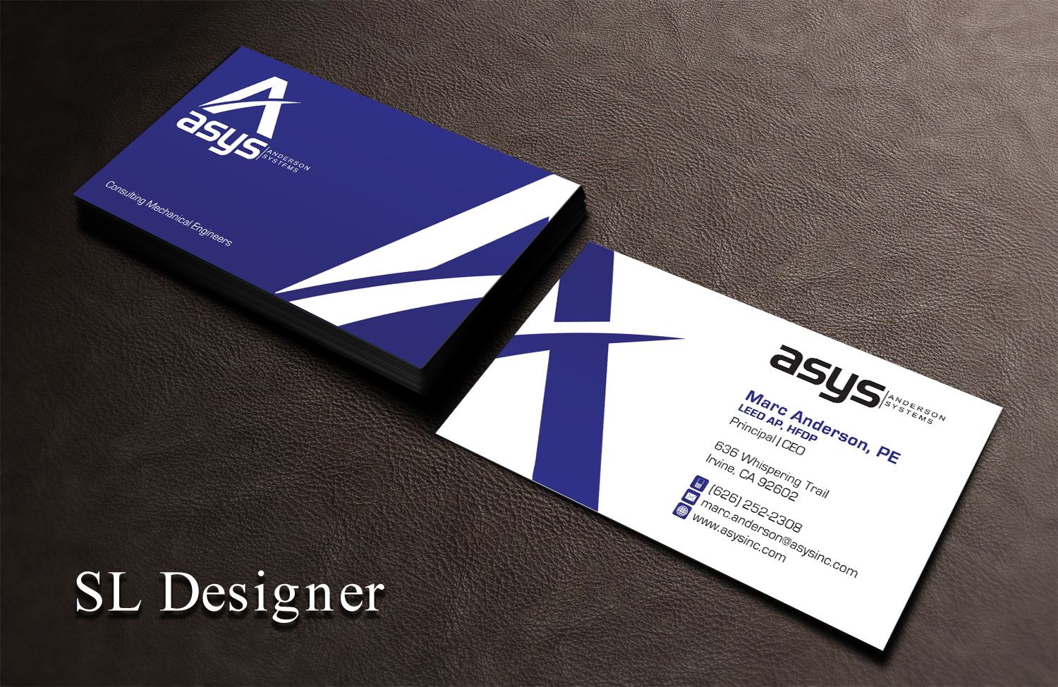 Business Card Design by SL Designer for asys, inc | Design #13437270