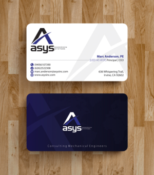 Design de Carte de Visite par alpesh9520 pour asys, inc | Design : #13444016