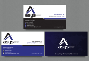 Design de Carte de Visite par alpesh9520 pour asys, inc | Design : #13445918