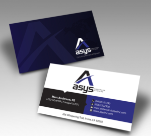 Visitenkarten-Design von alpesh9520 für asys, inc | Design: #13445921