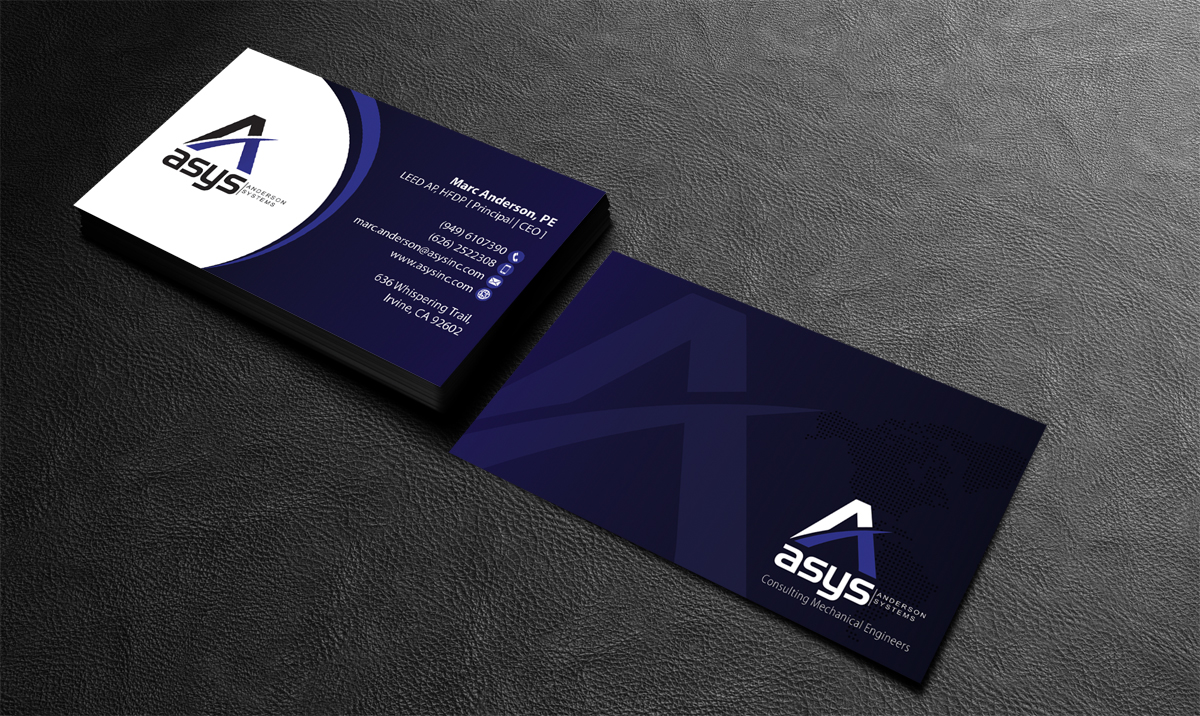 Business Card Design by alpesh9520 for asys, inc | Design #13494165