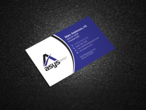 Design de Carte de Visite par Graphic Flame pour asys, inc | Design : #13446942