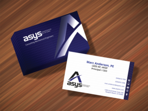 Design de Carte de Visite par TanaMa Creations pour asys, inc | Design : #13432186